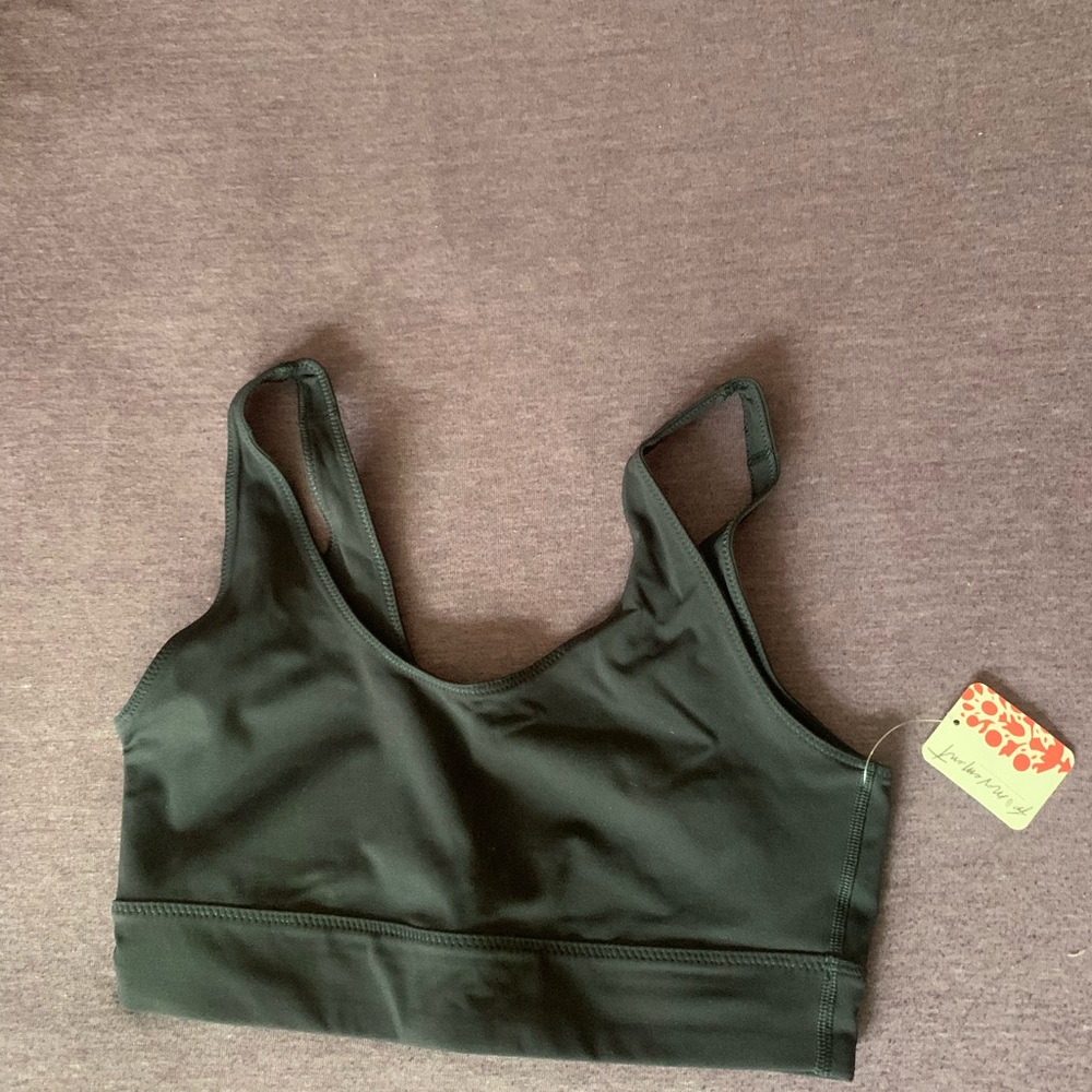 Free People Black Sports Bra